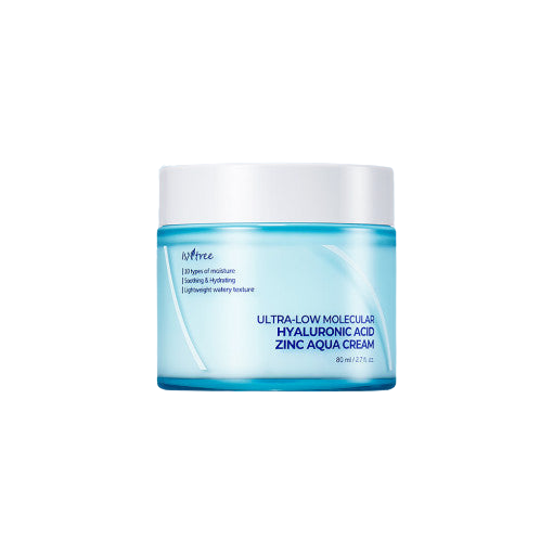 Isntree Ultra-Low Molecular Hyaluronic Acid Zinc Aqua Cream 80ml